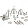 Dayton Audio - DSS4-SN Satin Nickel Spike Set 4 Pcs