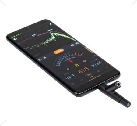 Dayton Audio iMM-6C Calibrated USB-C Measurement Microphone for Apple/ Android