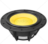 HiVi D8G 8" Midrange  Yellow Kevlar Cone Casting Aluminum Frame 8ohm - Pair