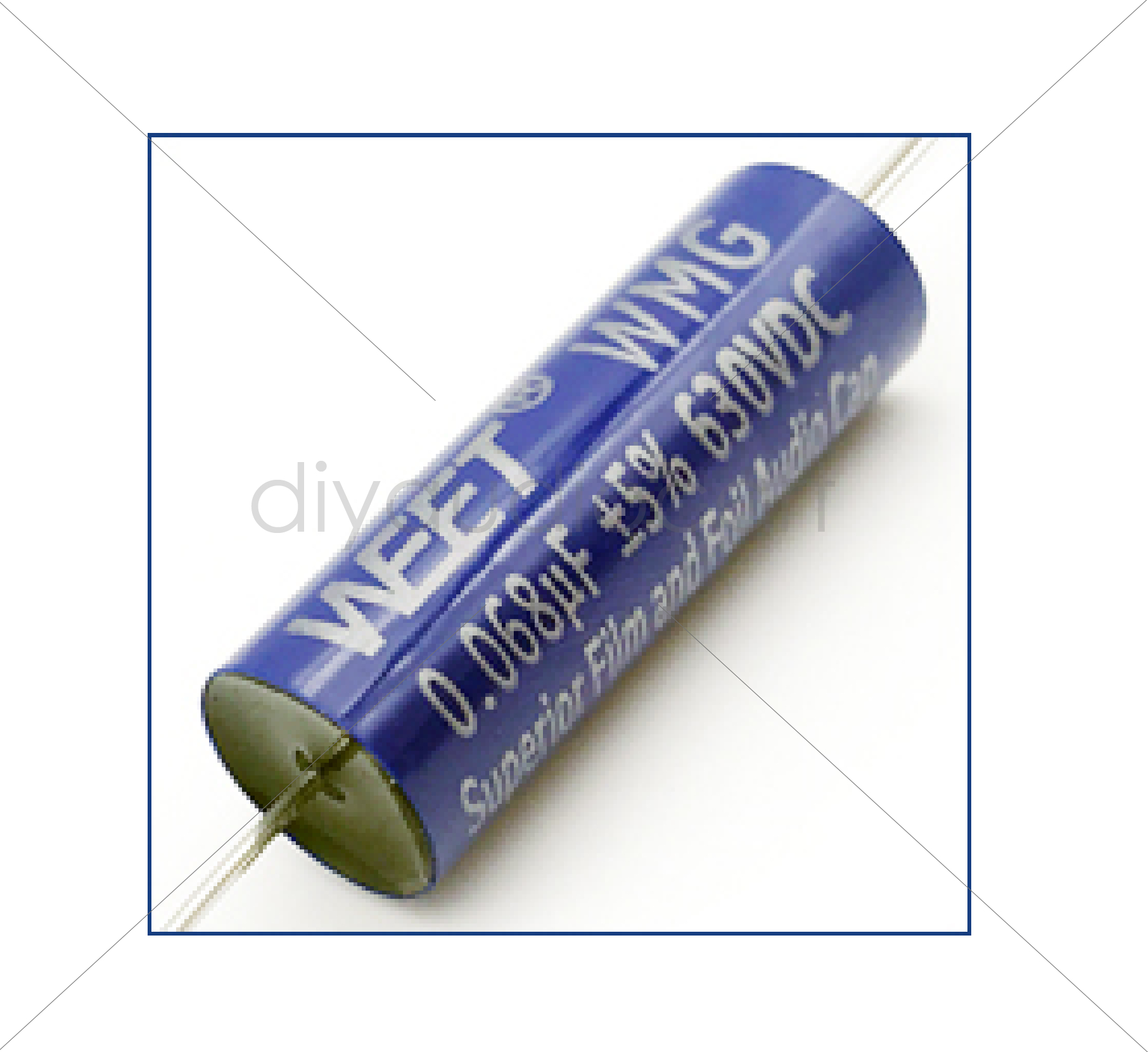 12x MIAL 47pF 630V Axial Polystyrene Film/Foil Capacitors | 2.5% Tolerance | Audio Grade | Germany