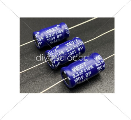 WEET WMS - 3.3UF 100V Crossover Non-polar Aluminum Electrolytic Capacitors